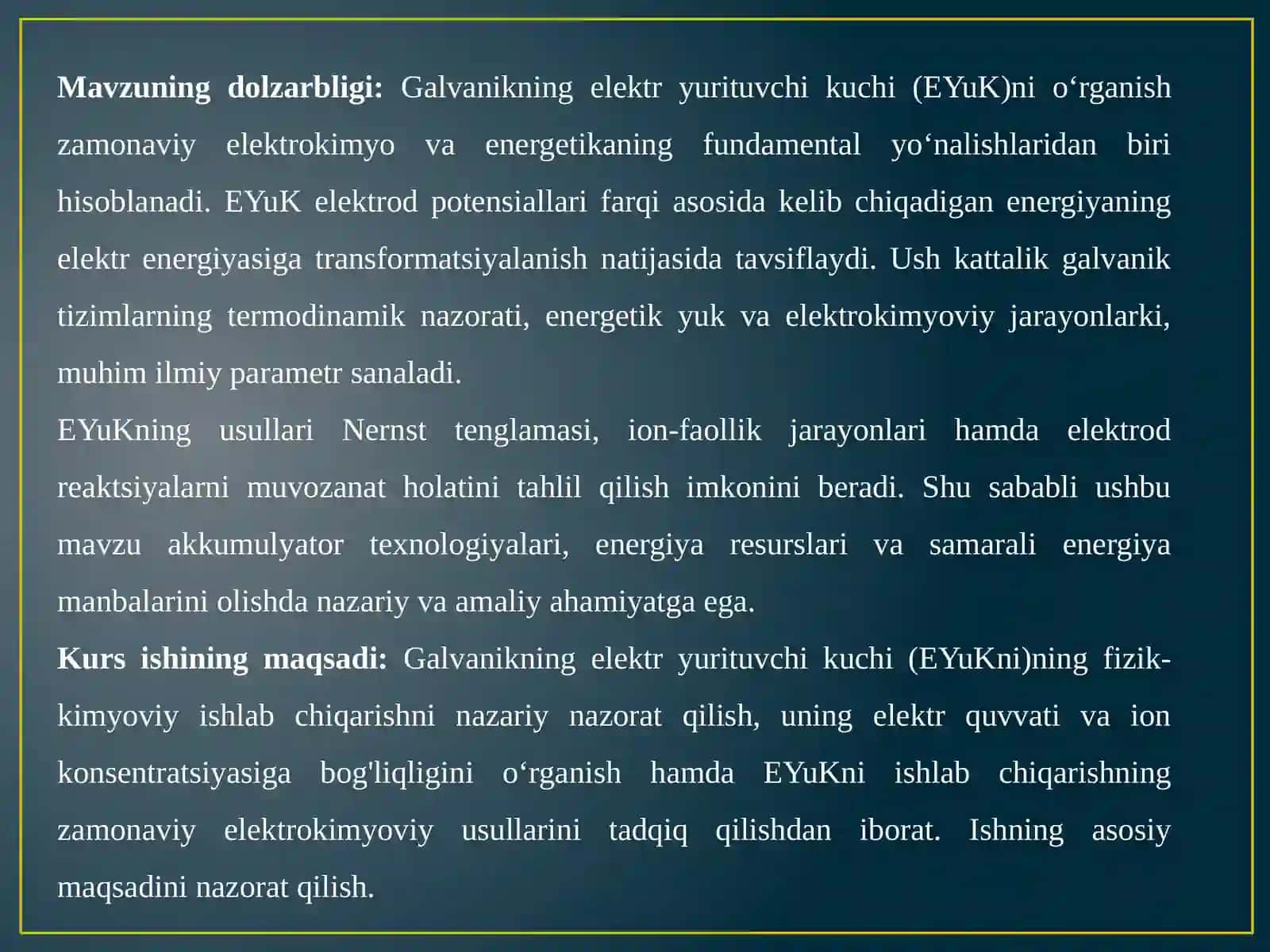 Galvanik Elementlar 3