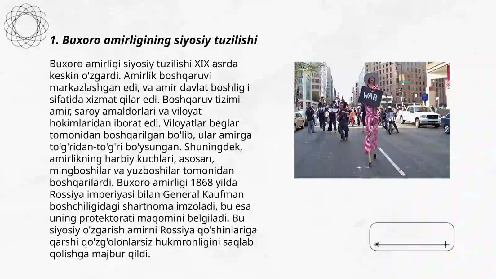 Buxoro amirligining siyosiy istimoiy-iqtisodiy madaniy hayotiga sayohat 3