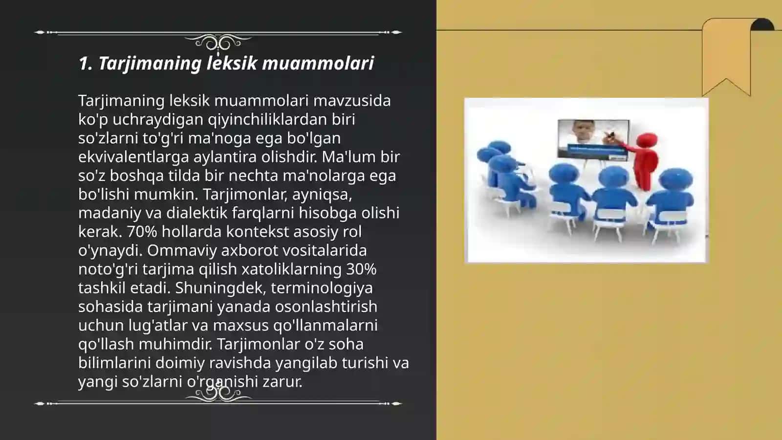 Tarjimaning leksik, grammatik va stilistik muammolari 3