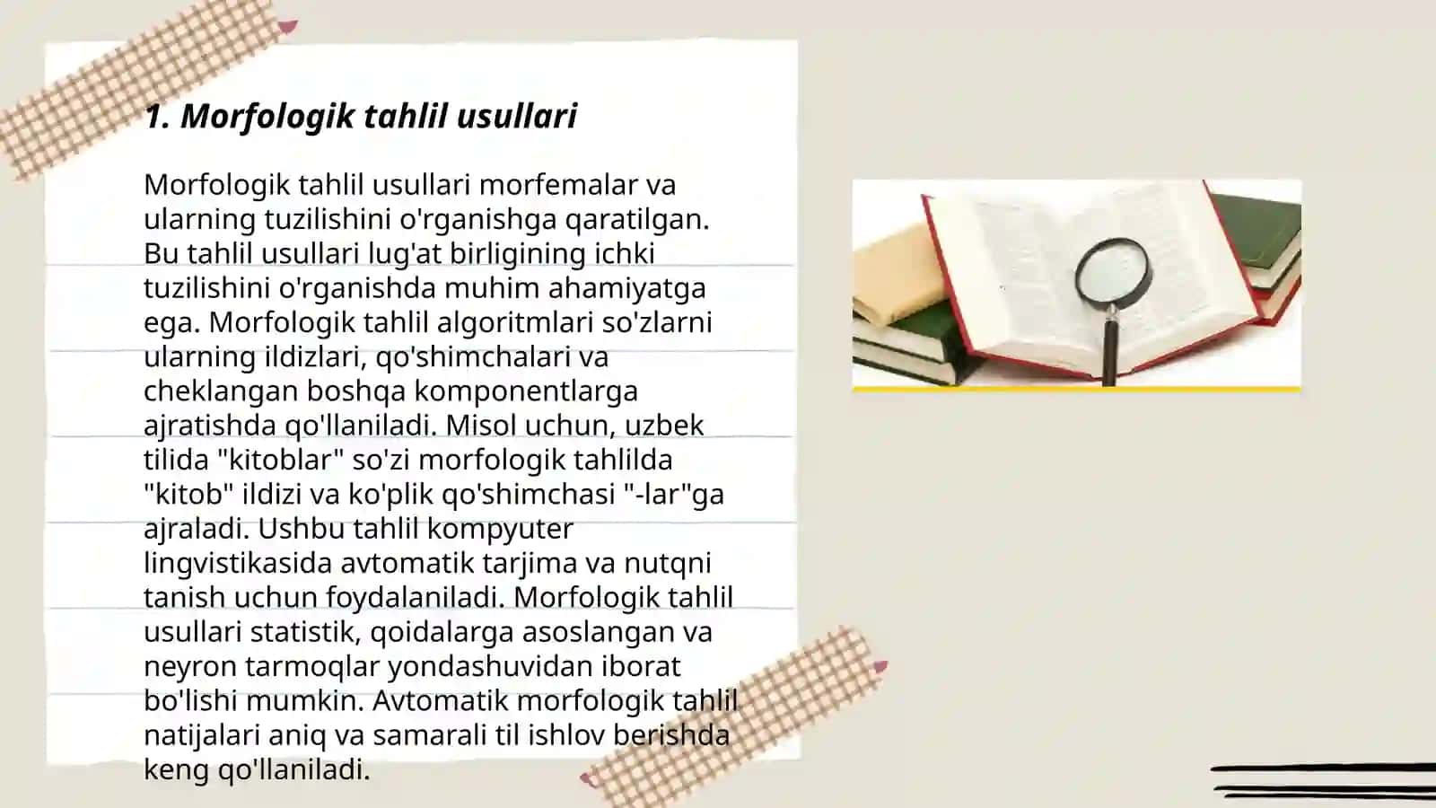 Morfologik tahlil usullari 3
