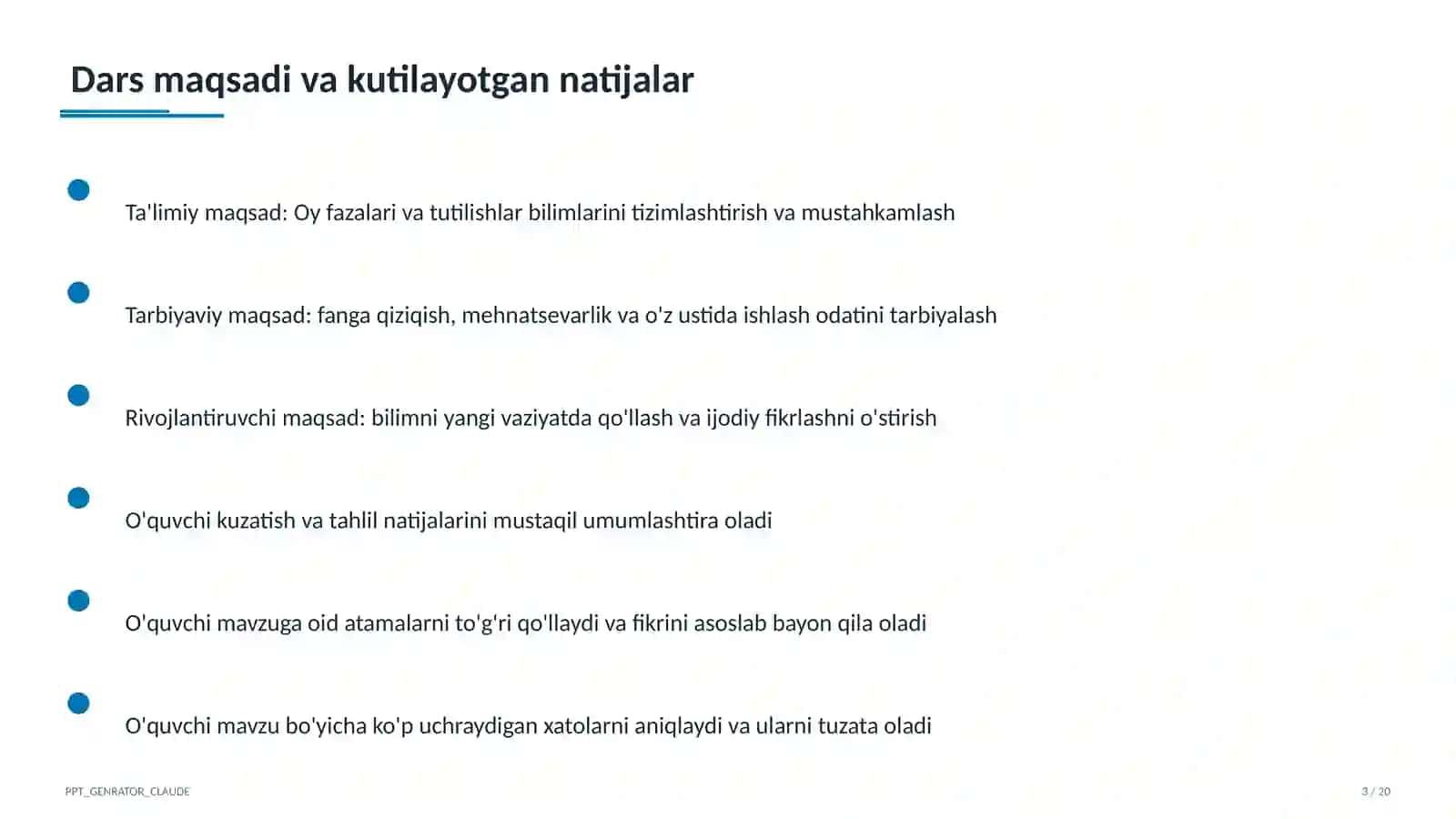 Oy fazalari va tutilishlar (9-sinf) 3