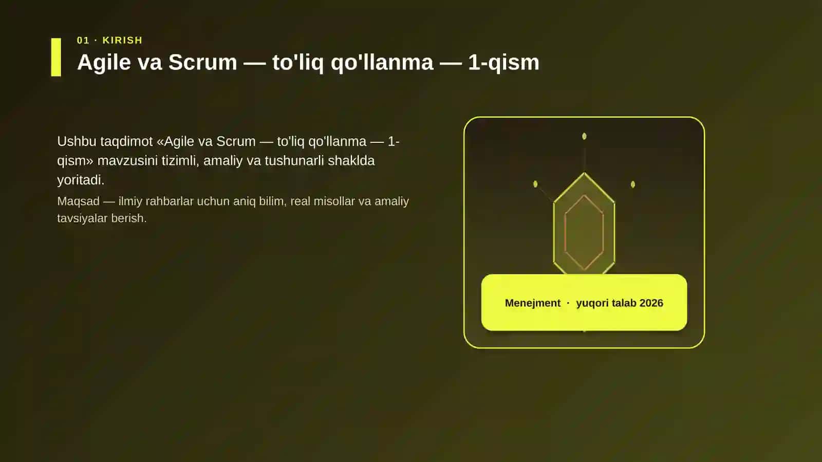 Agile va Scrum — to'liq qo'llanma — 1-qism 3