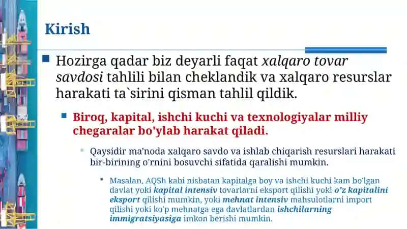 Xalqaro resurslar oqimi va  Transmilliy Korporatsiyalar 3