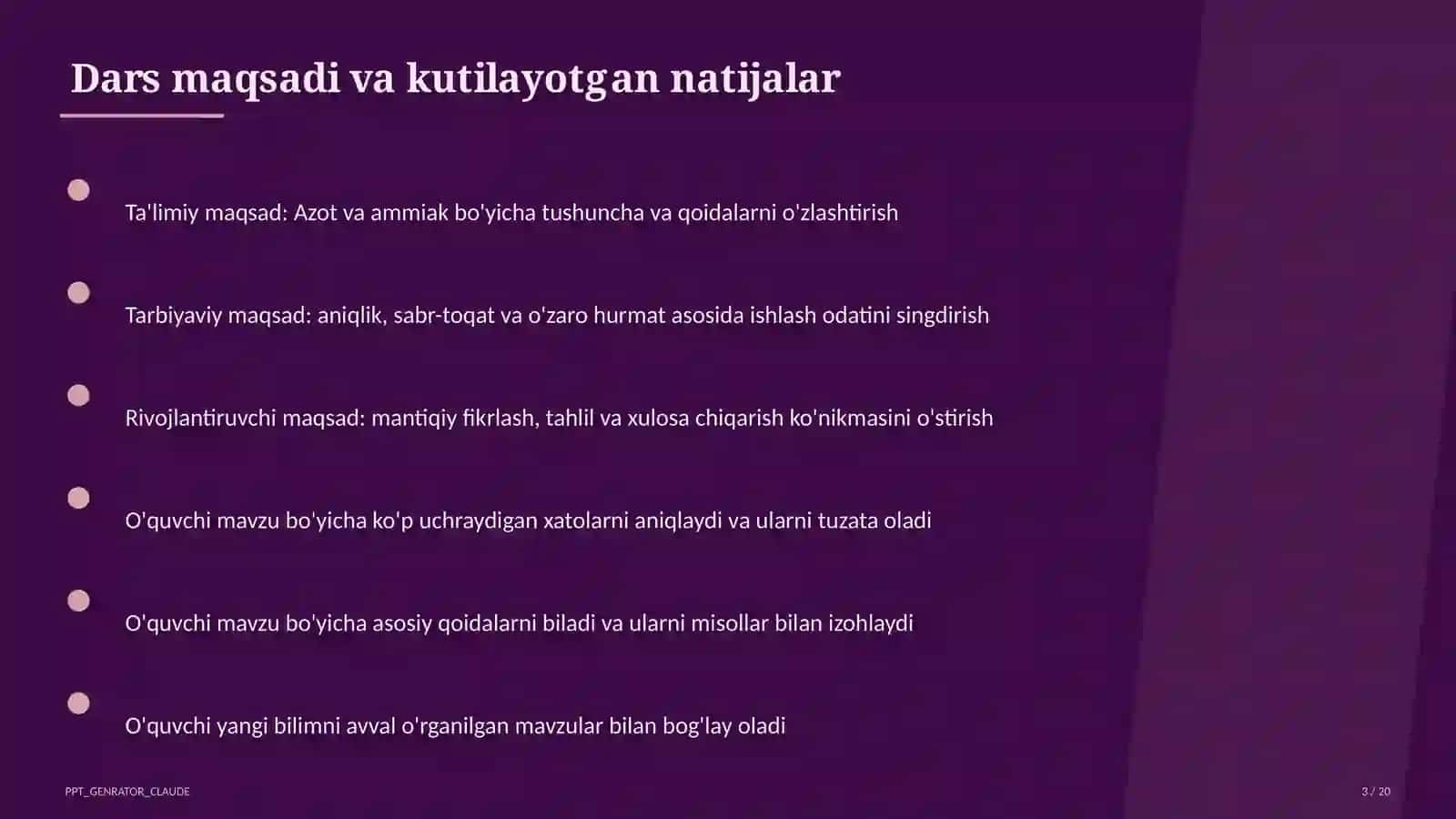 Azot va ammiak (9-sinf) 3