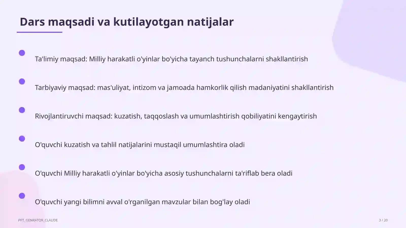 Milliy harakatli o'yinlar (4-sinf) 3