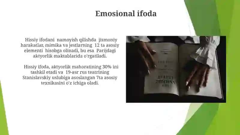 Dramatik asarlarni ifodali o'qish 3