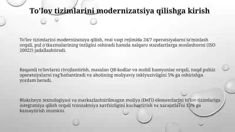 Tolov tizimlarini modernizatsiyalashuvi 3