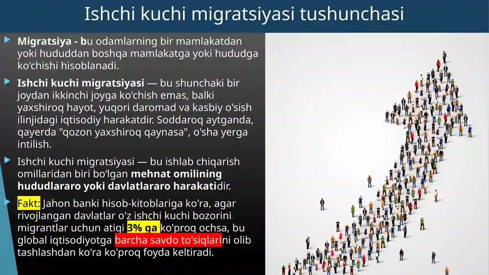 Ishchi kuchi migratsiyasini davlat tomonidan tartibga solinishi mustaqil ish 3