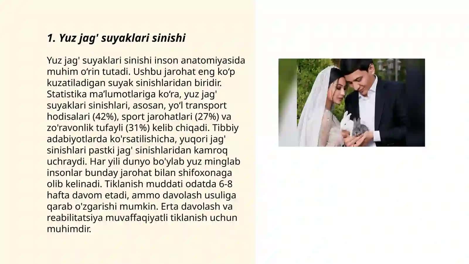 Yuz jag' to'qimalari jarohatlari va shikastlanishlari 3