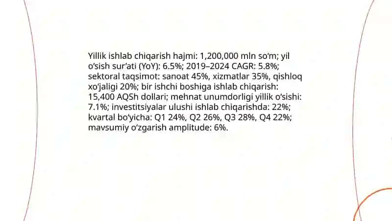 Ishlab chiqarish ning umumiy va pirovard natijalari 3