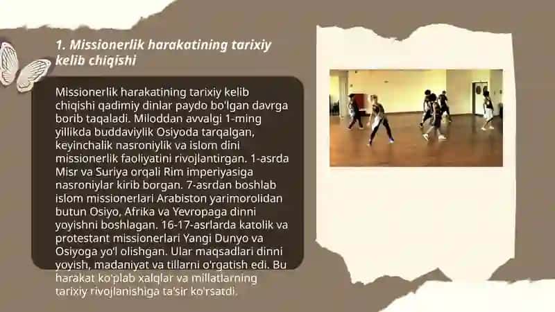 Missionerlik harakatining kelib chiqishi va uning hozirgi barqarorlikka xavfi 3