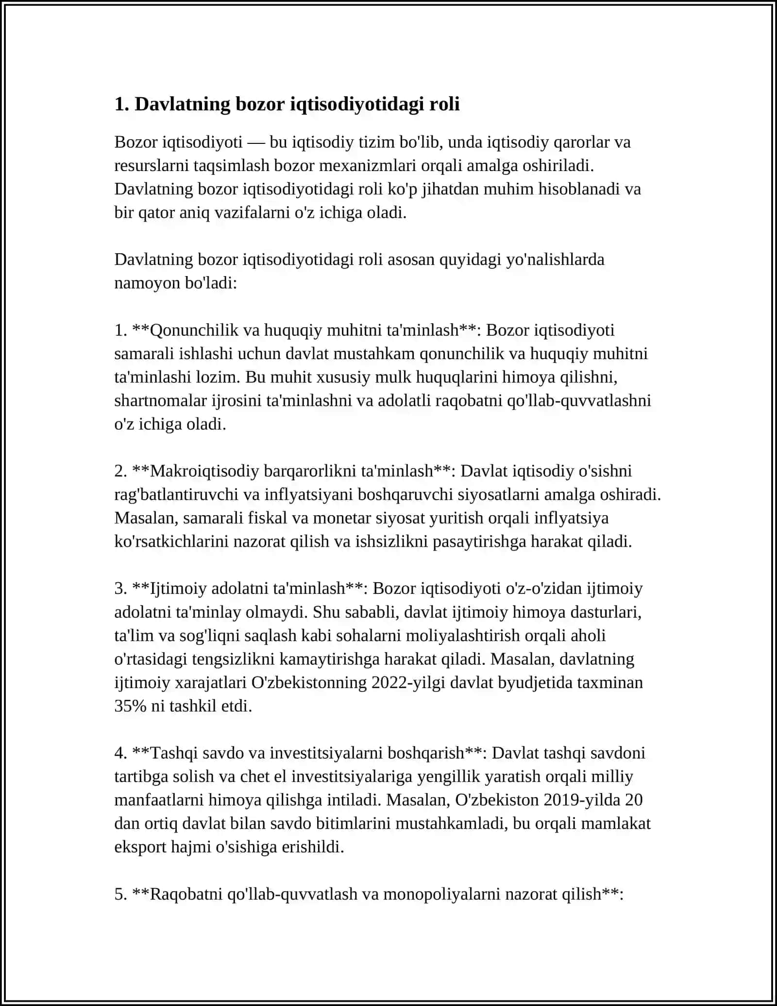 DAVLATNING IQTISODIY ROLI 3