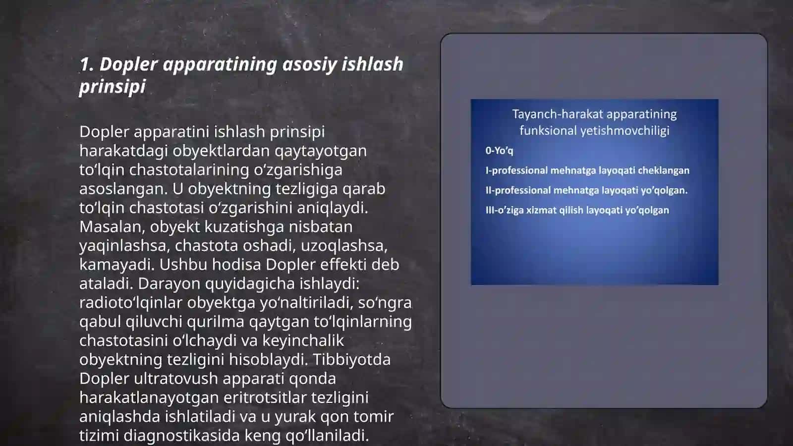 Dopler apparatining ishlash prinsipi va foydalari 3