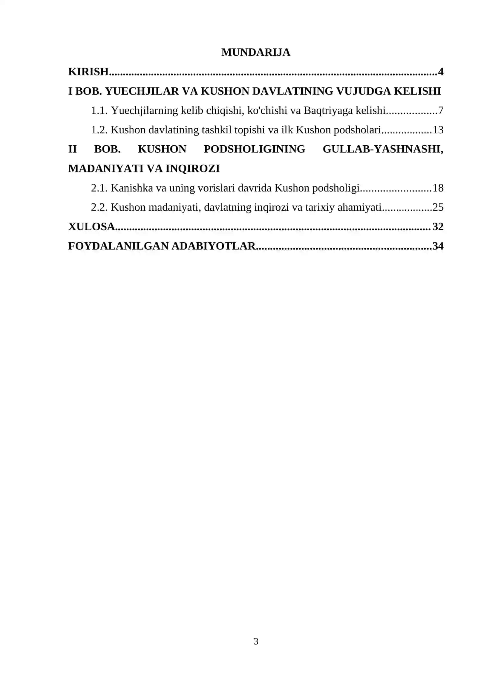 YUECHJI VA KUSHON PDSHOLIGI TARIXI 3