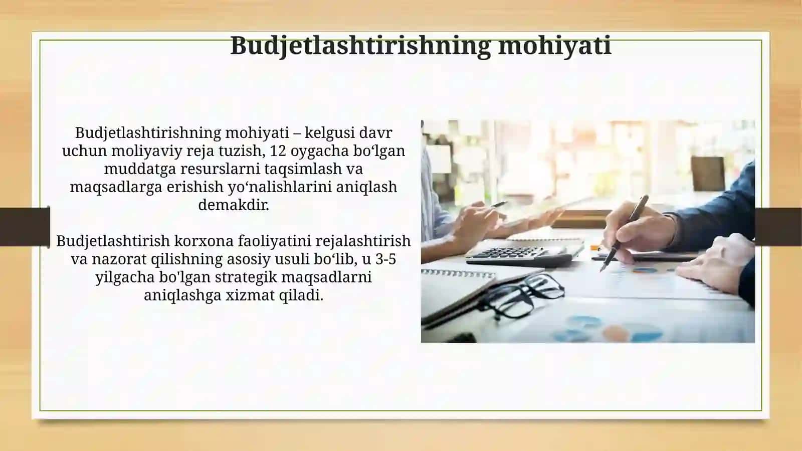 Byudjetlashtirish vabyudjetliboshqarish 3