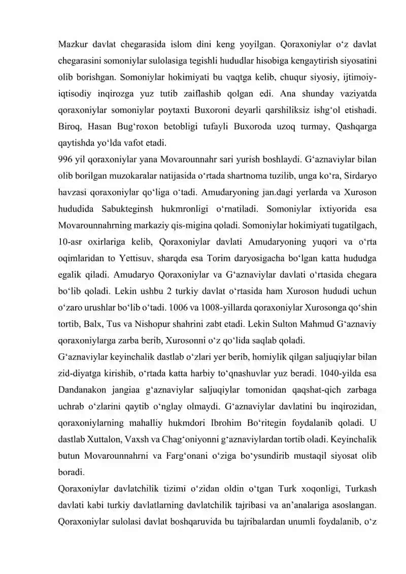 Qoraxoniylar Davlati 3