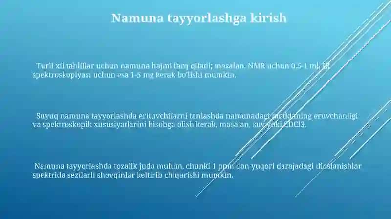 Namuna Tayyorlash 3
