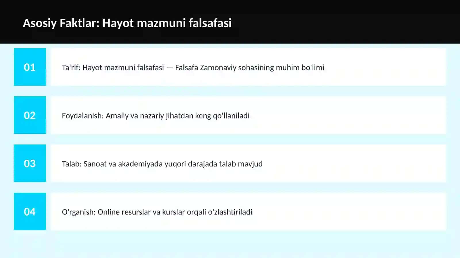 Hayot mazmuni falsafasi 3