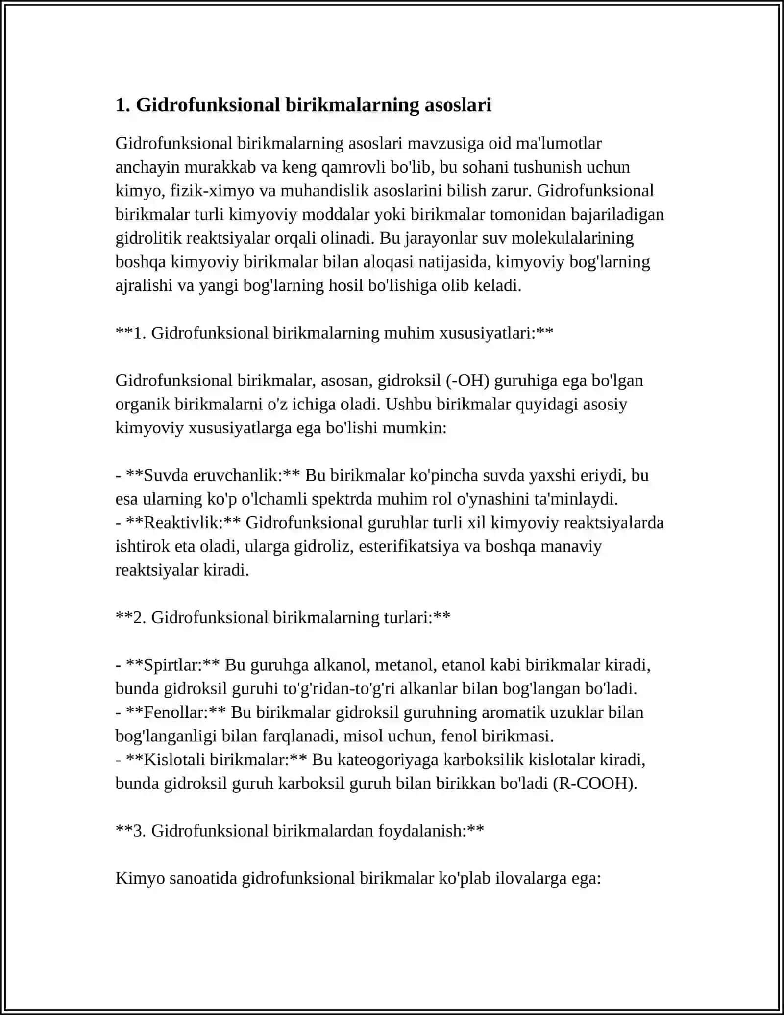 GIDROFUNSIONAL BIRIKMALAR 3
