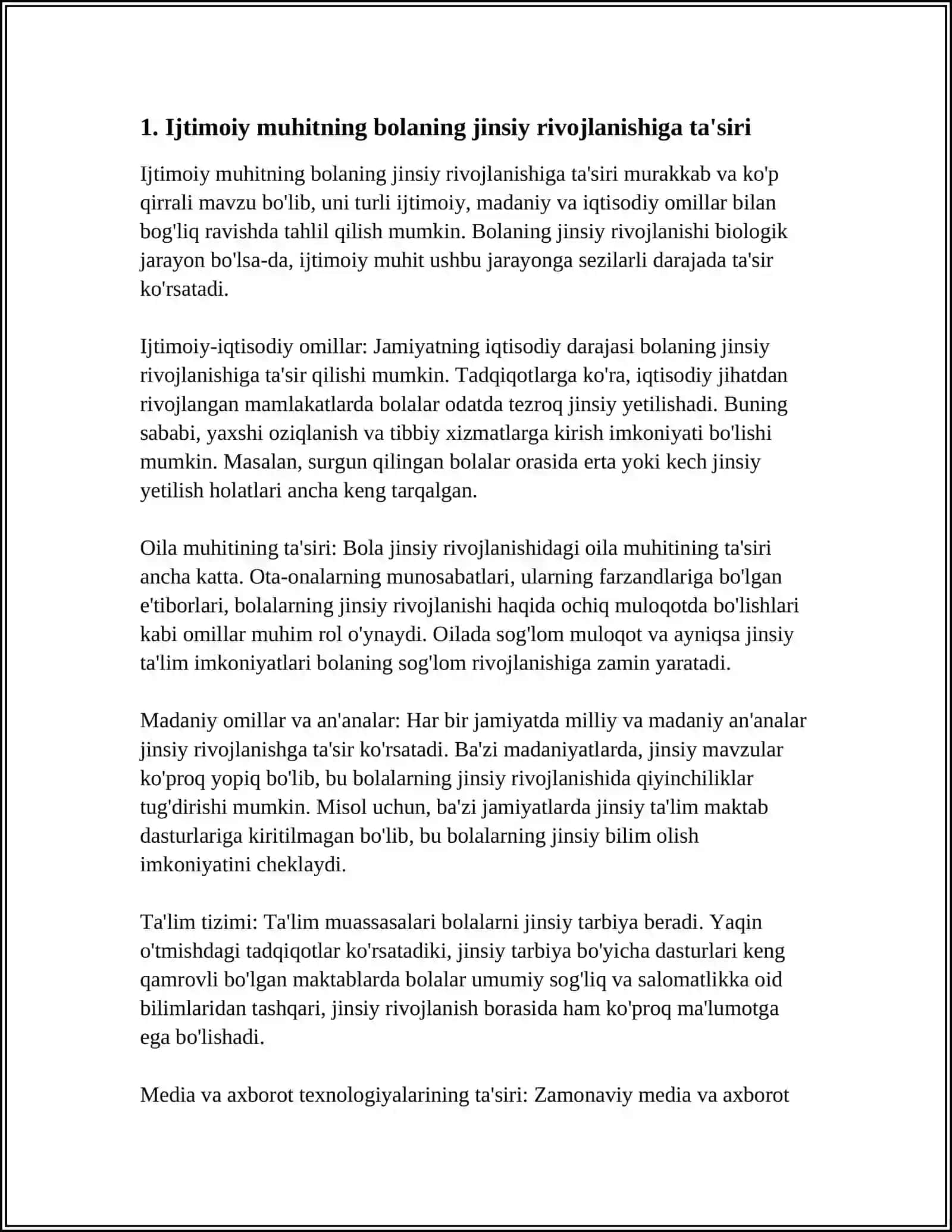 BOLALARNING JINSIY VA AQLIY RIVOJLANISHIGA IJTIMOIY MUHITNING TA'SIRI 3