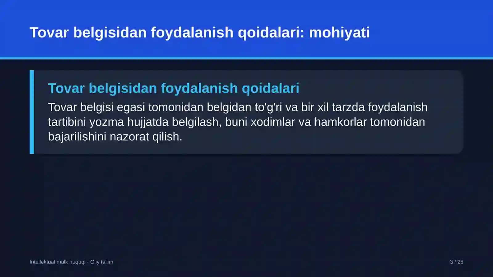 dizayn studiyalarida tovar belgisidan foydalanish qoidalarini belgilash 2973 3
