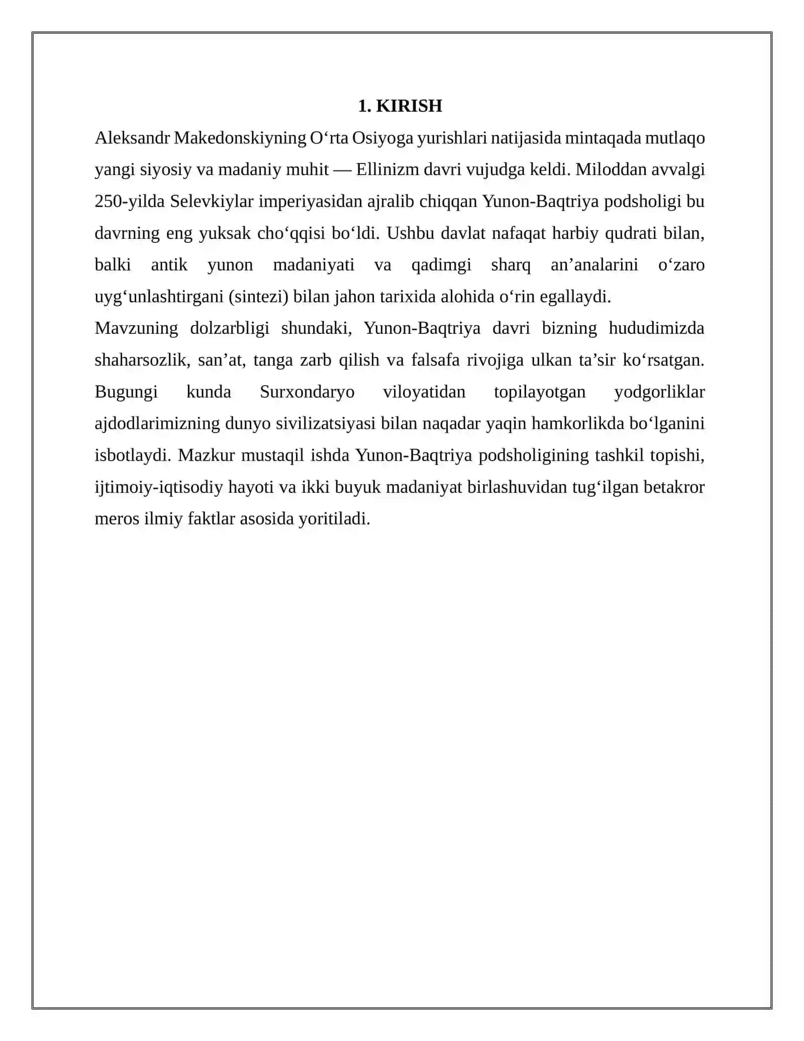 YUNON-BAQTRIYA PODSHOLIGI: TASHKIL TOPISHI, BOSHQARUVI VA MADANIYATLAR SINTEZI 3