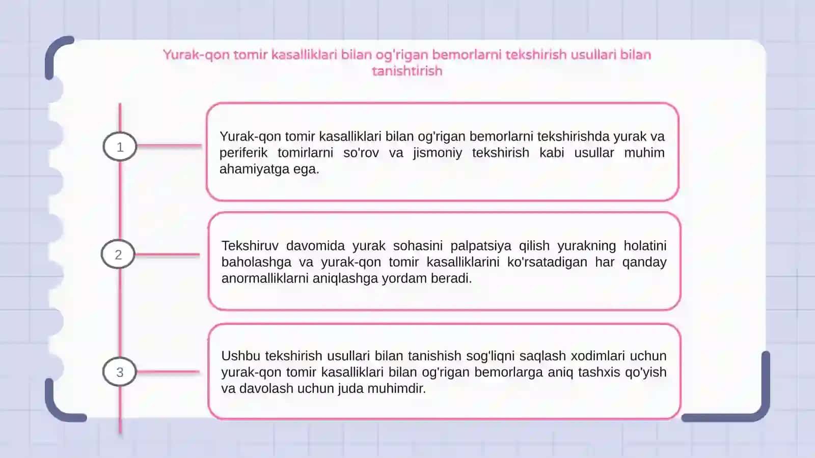 Yurak-qon tomir kasalligi bilan bemorlarni tekshirish usullari 3