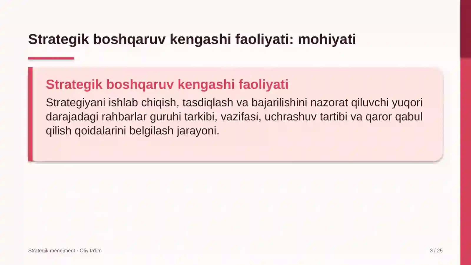 mobil aloqa operatorlarida strategik boshqaruv kengashi faoliyatini tashkil etish 5806 3