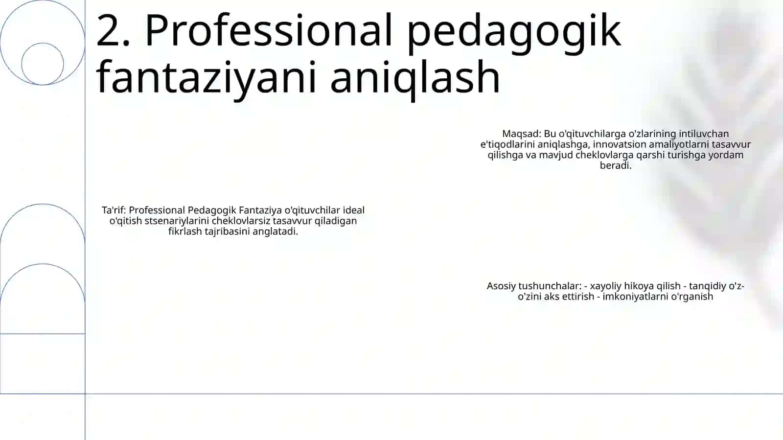 Kasbiy Pedagogik Fanatziya(Xayol) 3