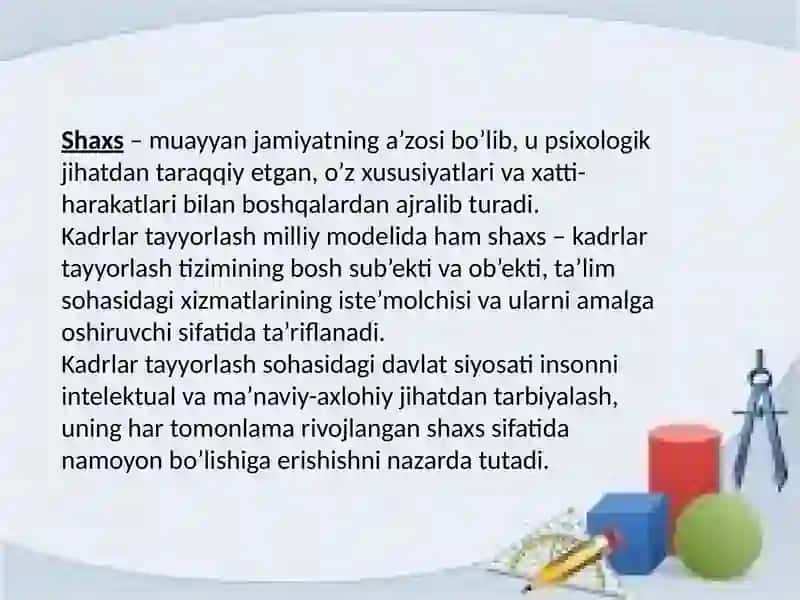 Urganch Davlat Pedagogika Instituti Pedagogika Fakulteti Maktabgacha ta’lim yo’nalishi 3