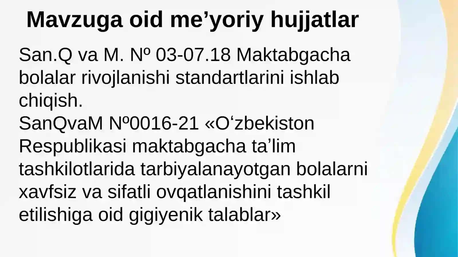 O'suvchi organizm o'sishi va rivojlanishining asosiy qonuniyatlari 3
