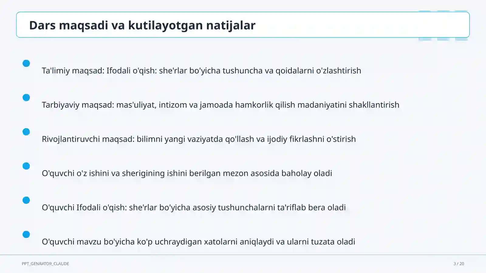 Ifodali o'qish: she'rlar (2-sinf) 3