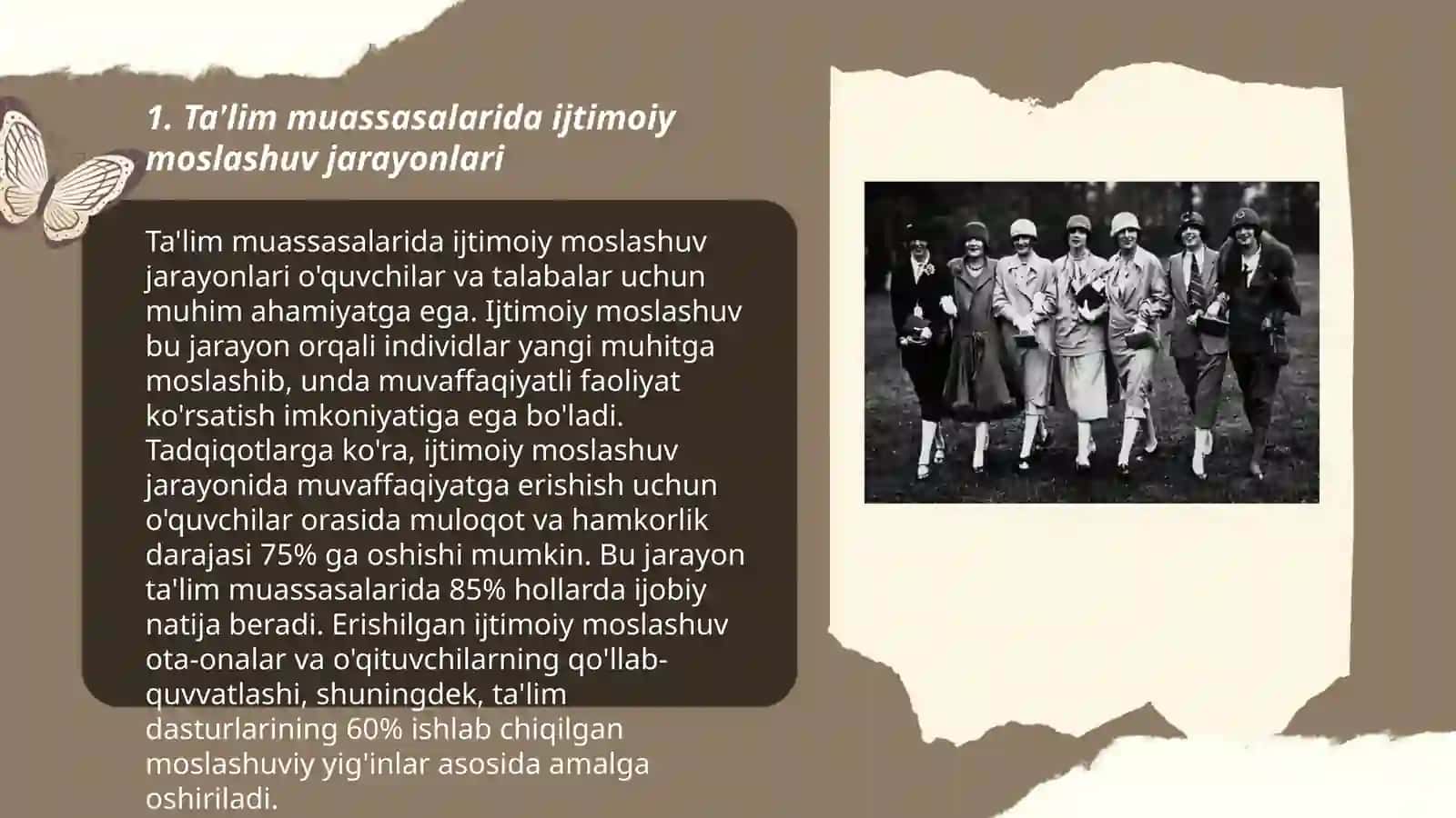 Ta'lim muassasalarida ijtimoiy moslashuv jarayonlari 3