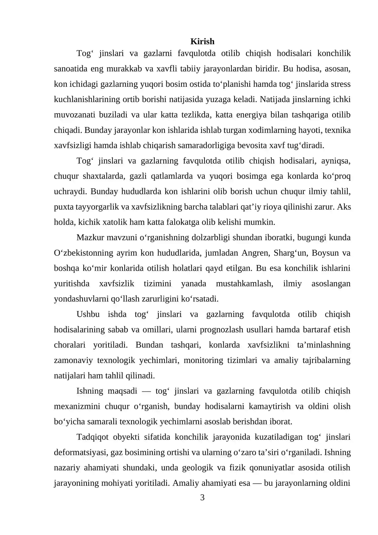 Tog‘ jinslari va gazlarni favqulotda otilib chiqish hodisasi haqida ma'lumot 3