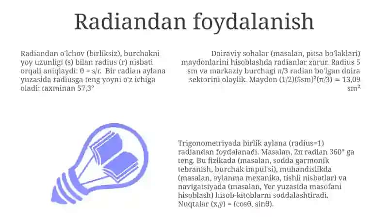 Radiandan foydalanish 3