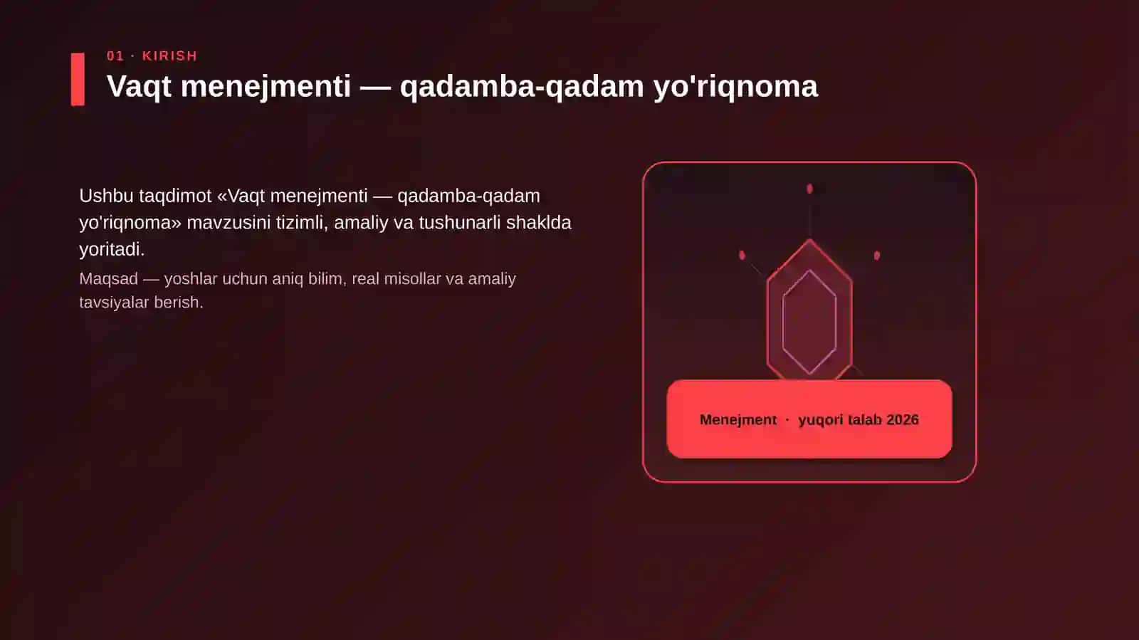 Vaqt menejmenti — qadamba-qadam yo'riqnoma 3