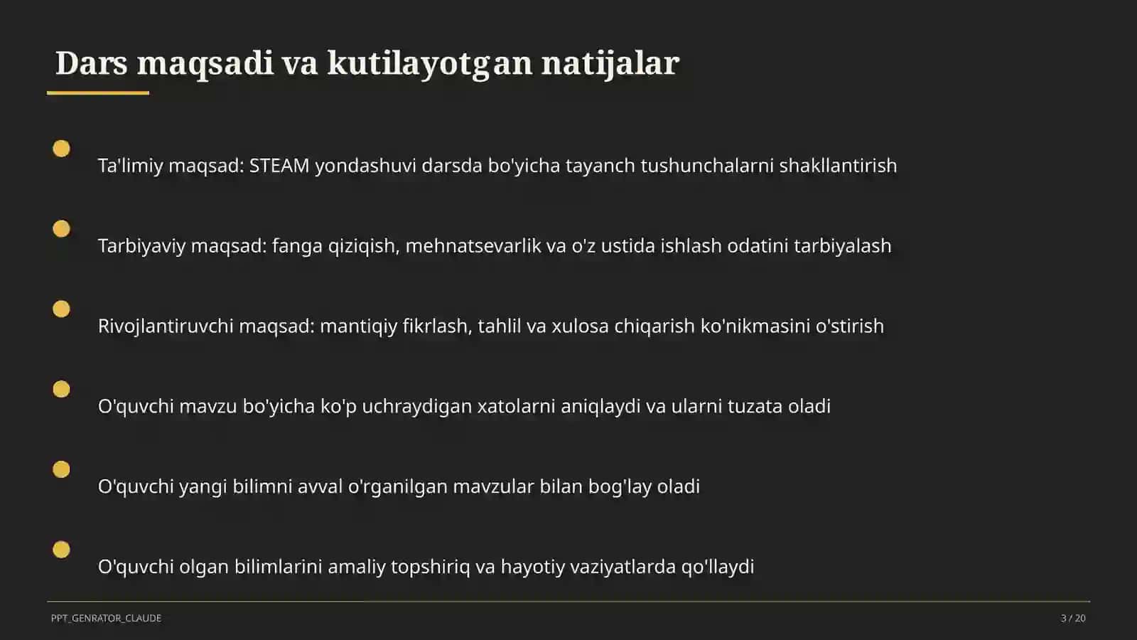 STEAM yondashuvi darsda 3