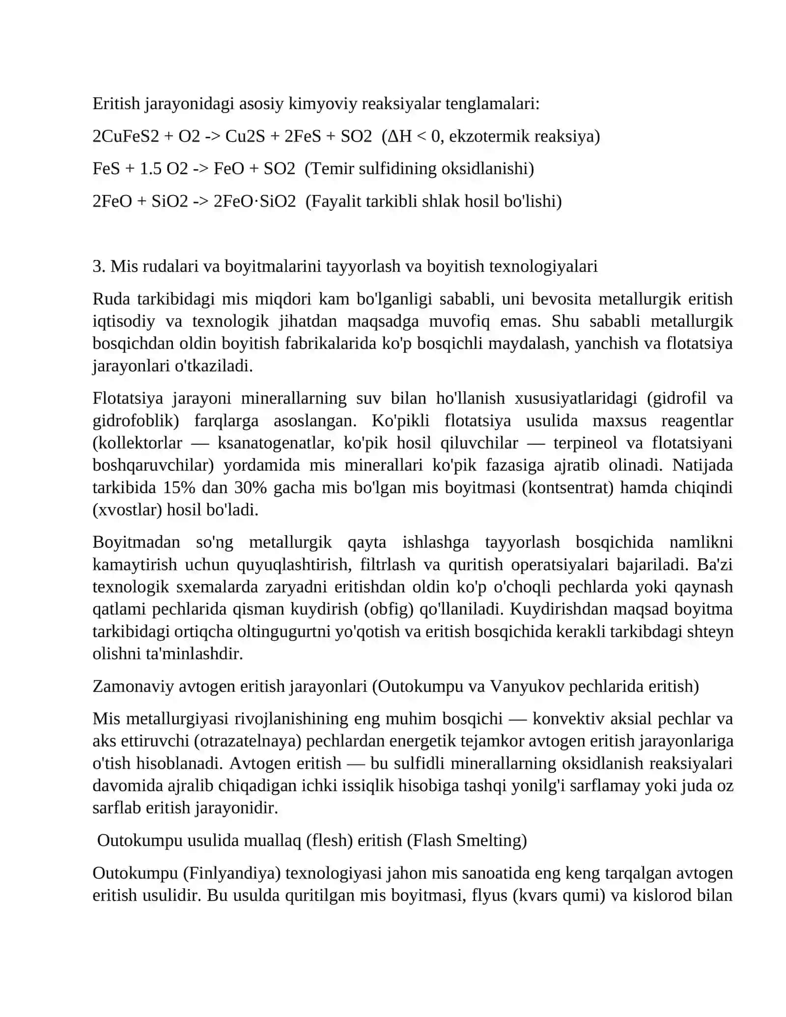 Mis metallurgiyasining zamonaviy holati va rivojlanish istiqbollari 3