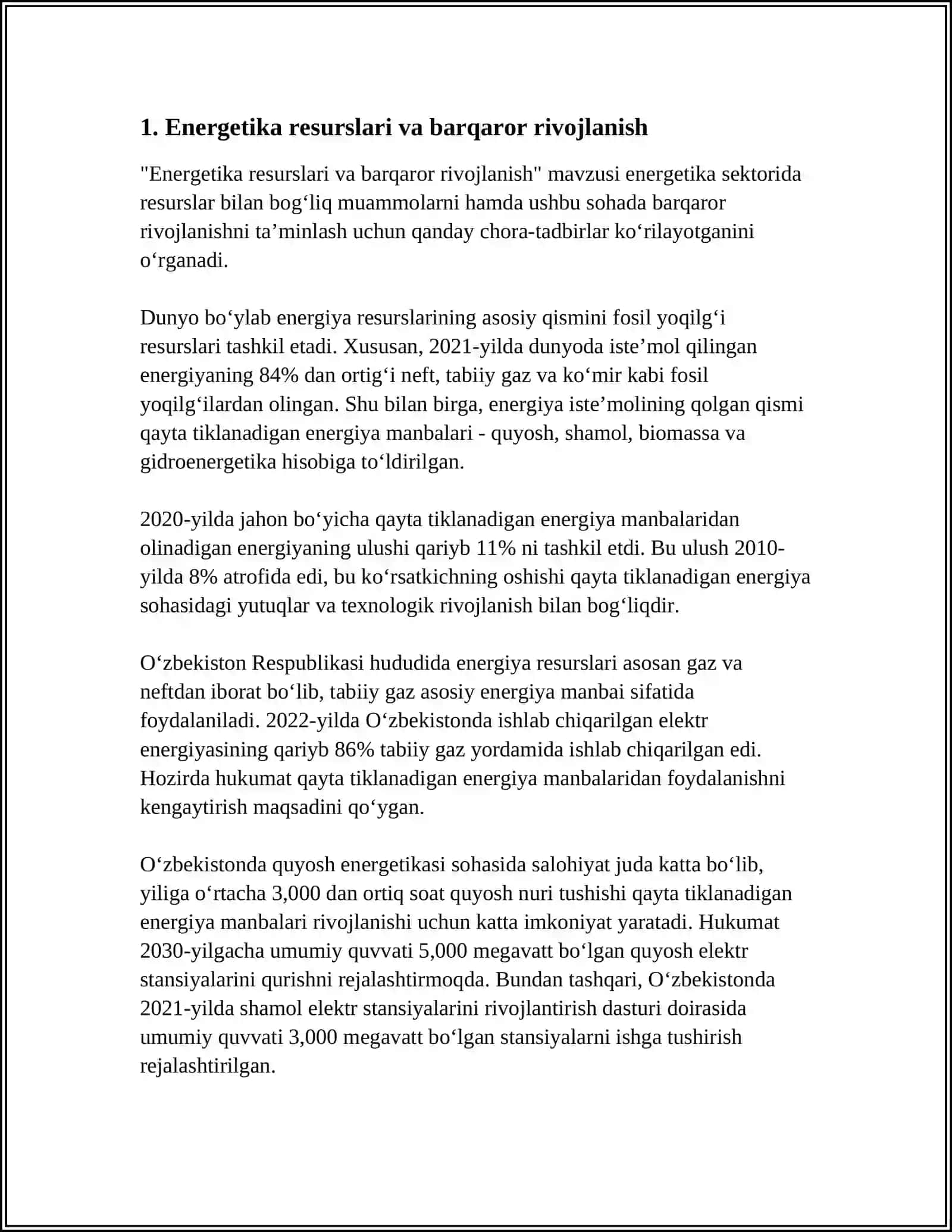 JAHONNING GLOBAL IQTISODIY MUAMMOLARI 3