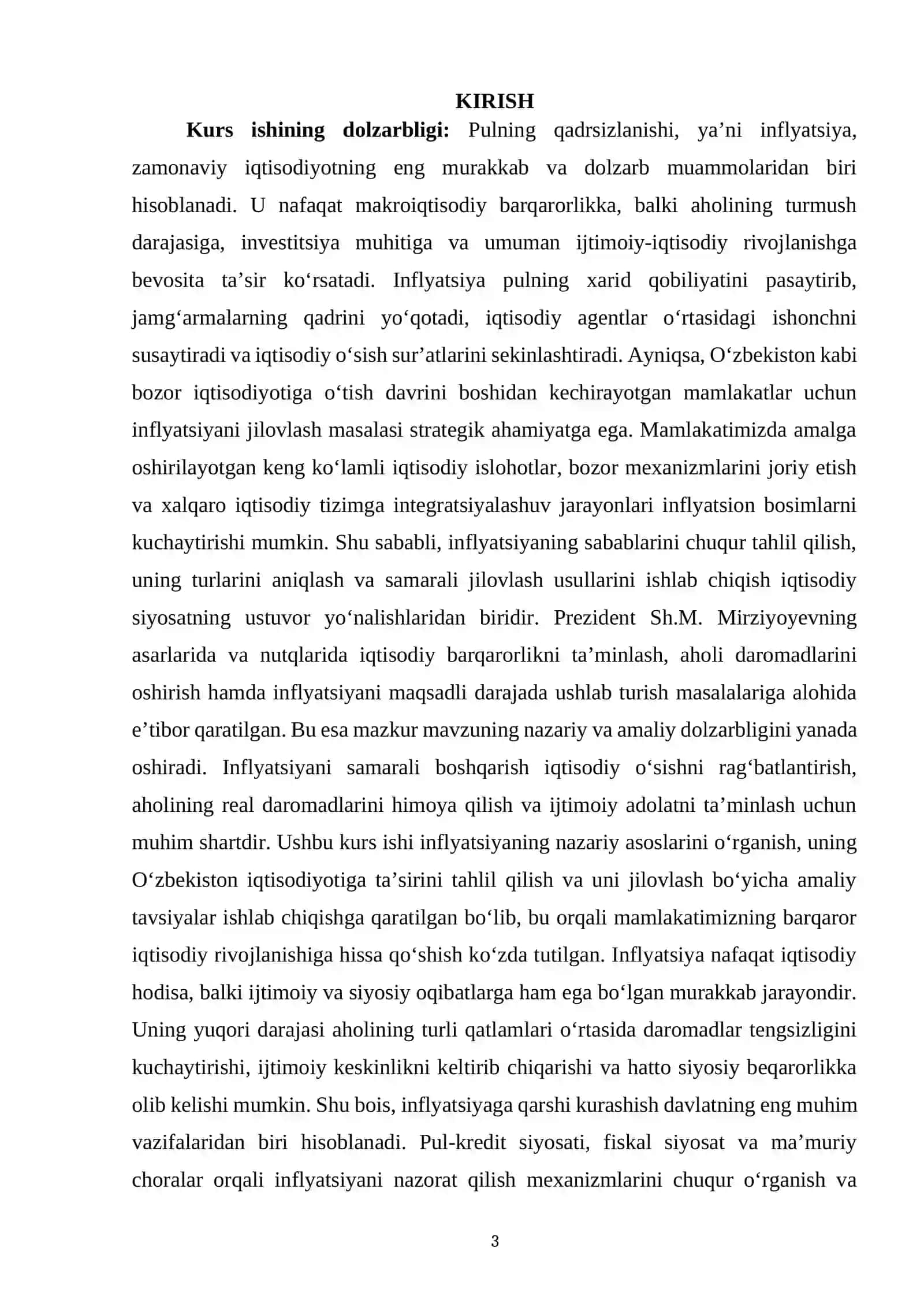 PULNING QADRSIZLANISHI (INFLYATSIYA) VA UNI JILOVLASH USULLARI 3