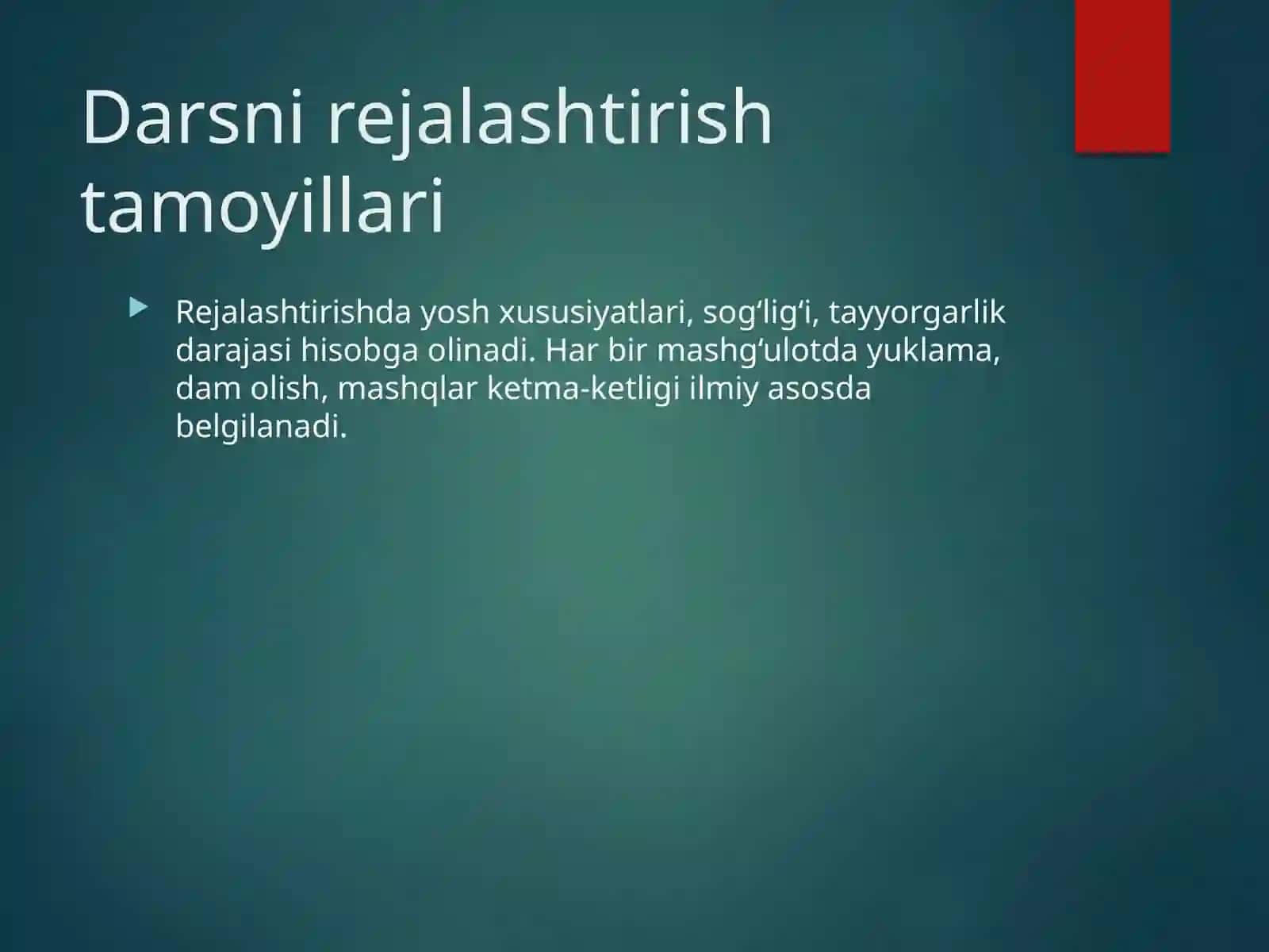 JISMONIY TARBIYA DARSINI KONSPEKTINI YOZISH METODIKASI 3