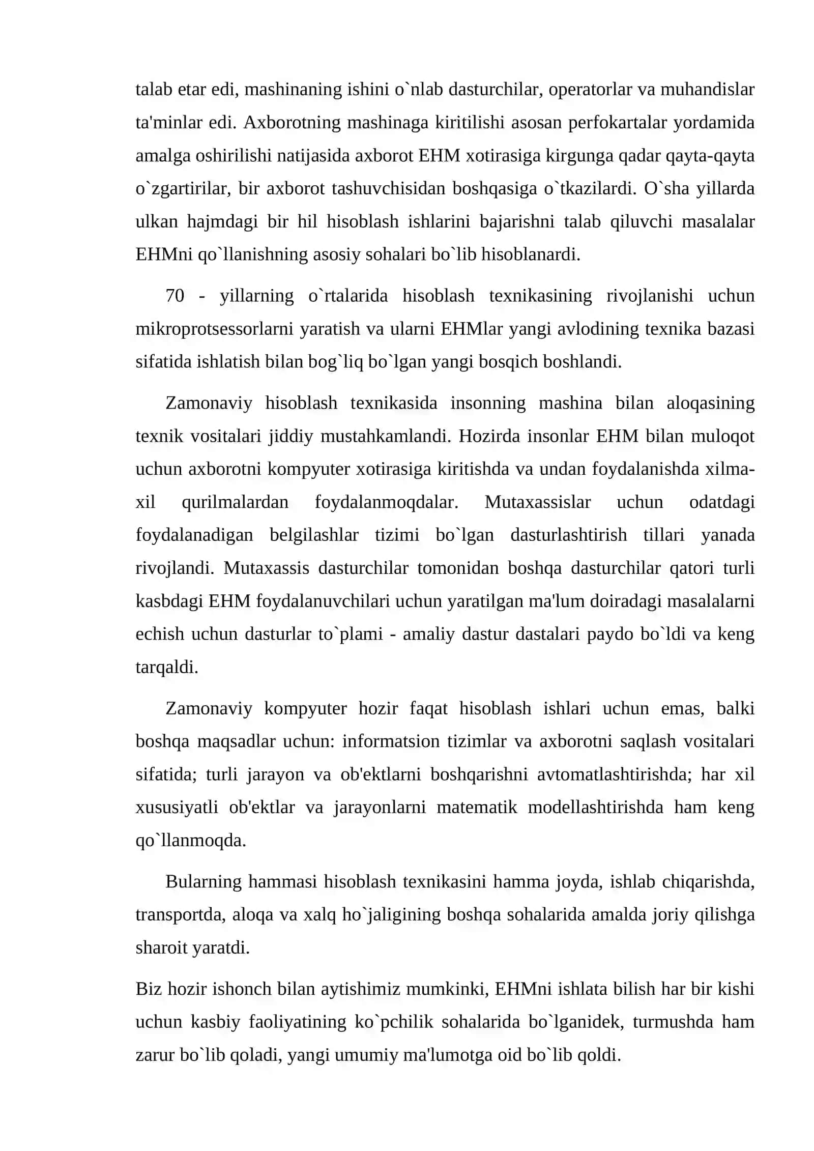 EHM ning rivojlanish tarixi 3