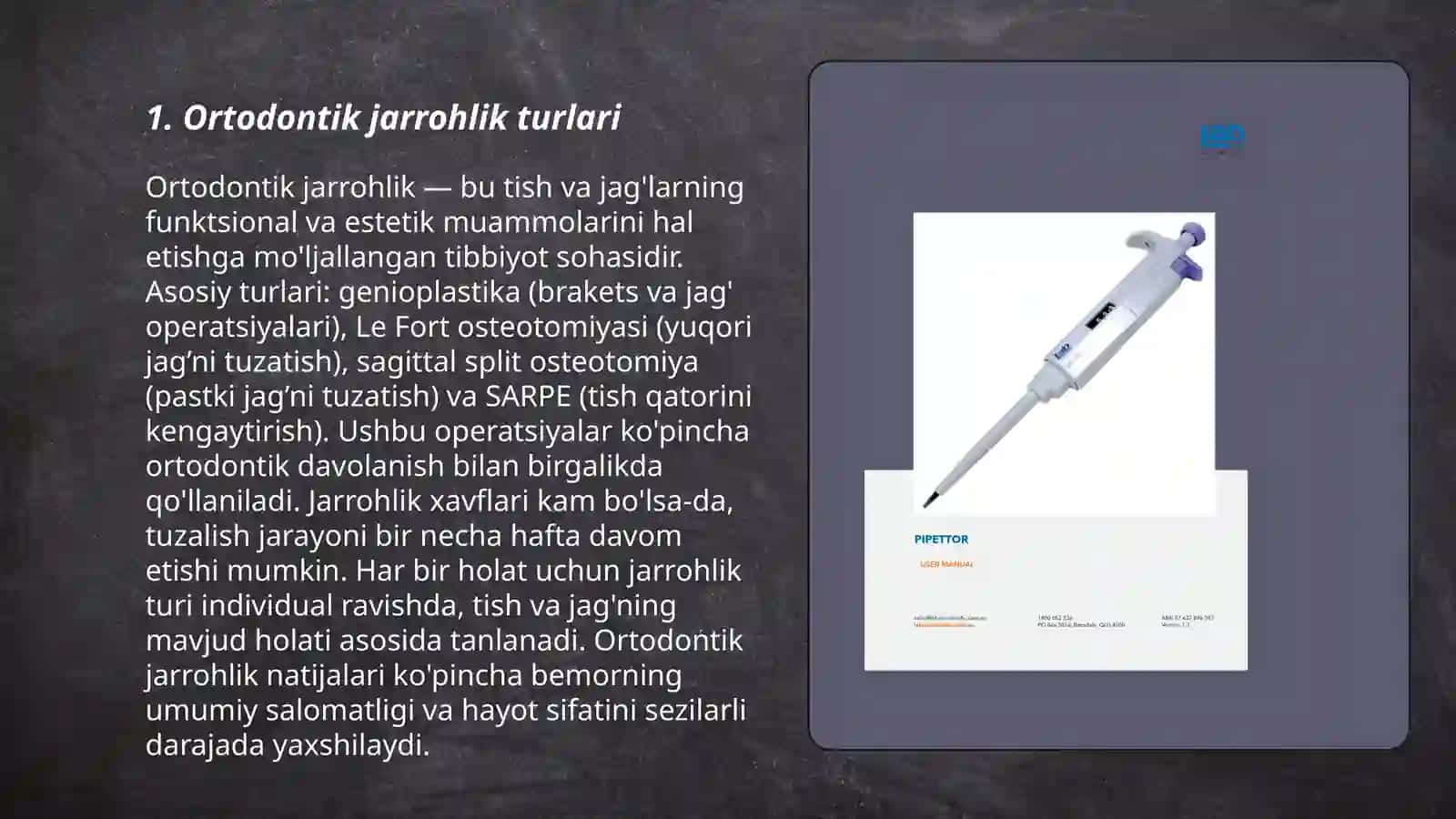 Ortodontik va plastik davolash 3