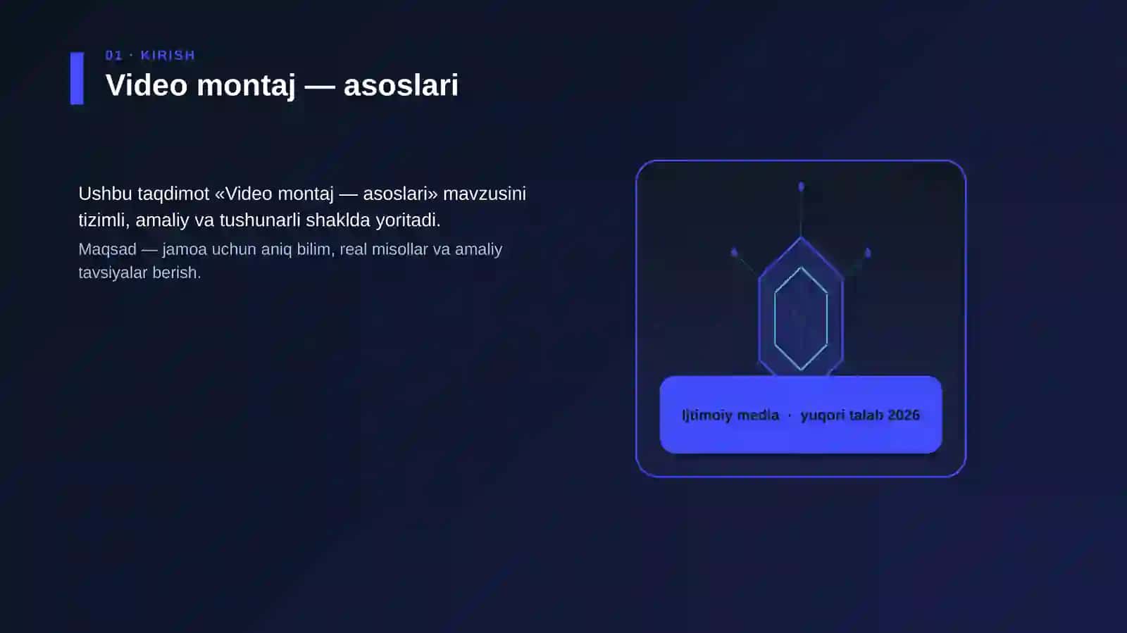 Video montaj — asoslari 3