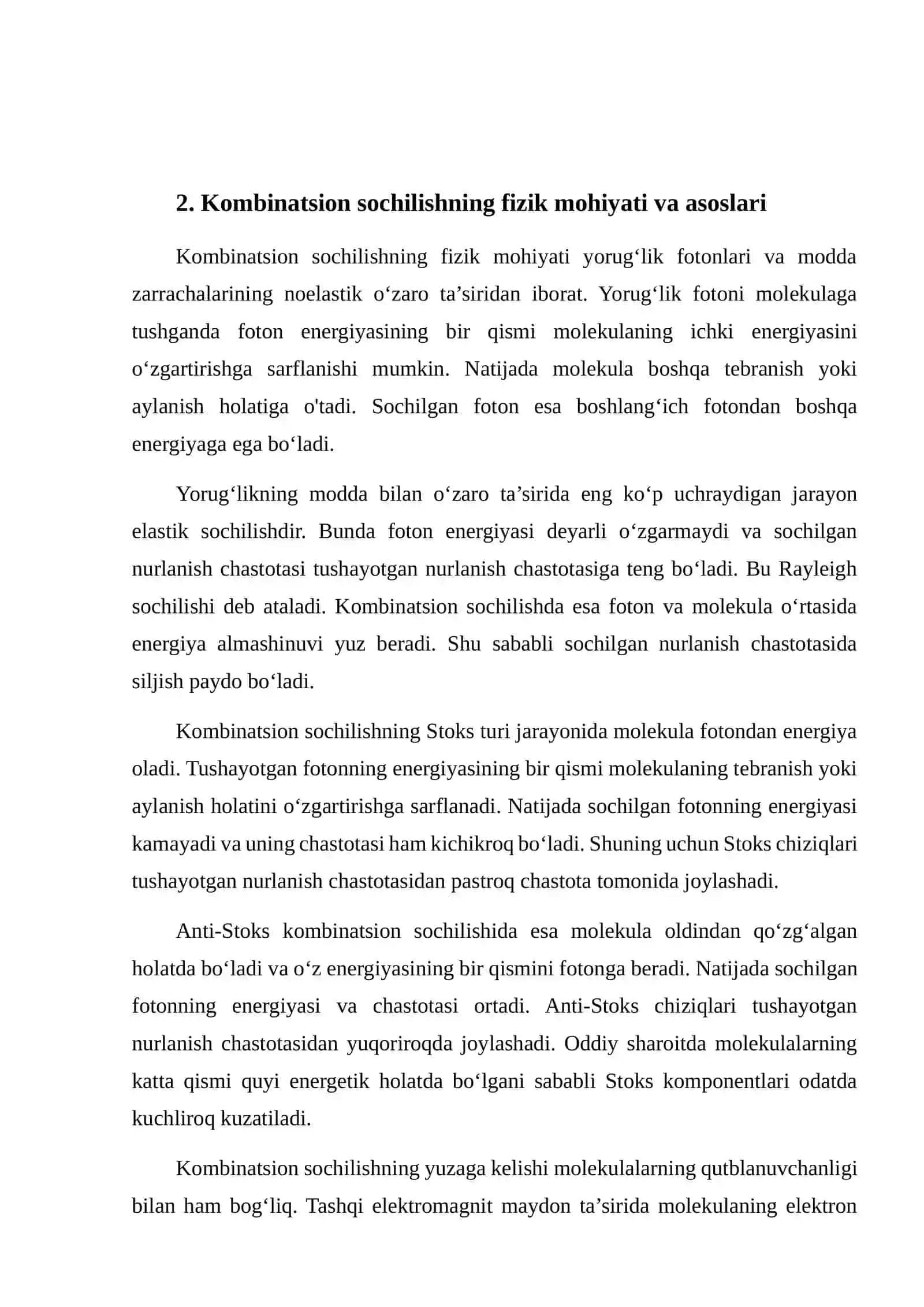 Kombinatsion sochilish 3