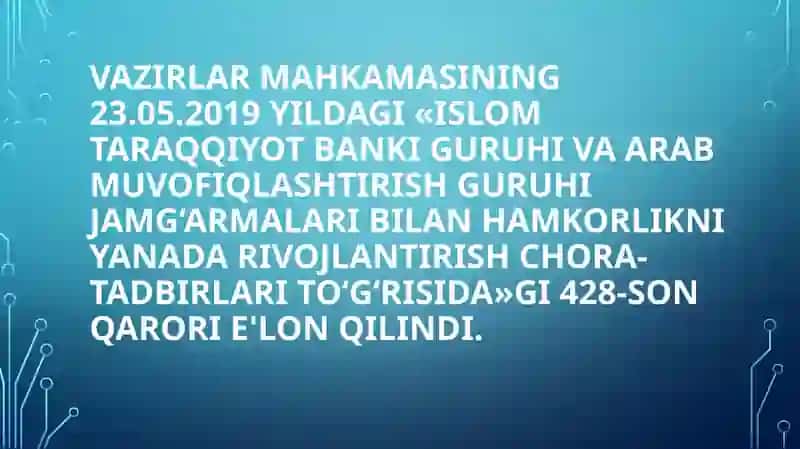 Islom moliyasi 3
