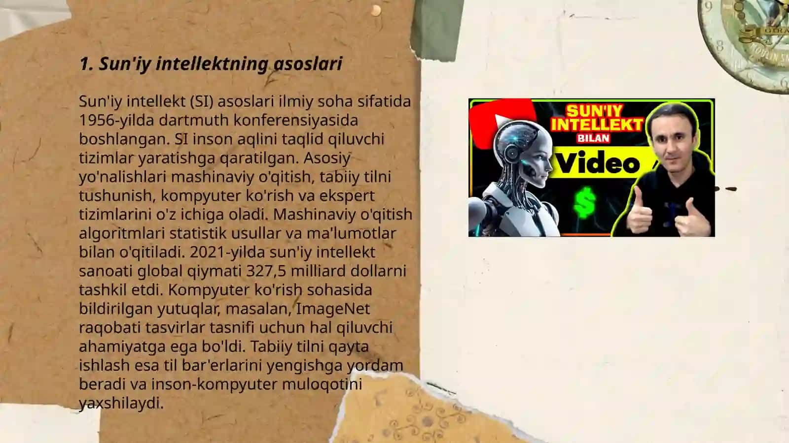 Sun'iy Intellekt va Mashinani Organish 3