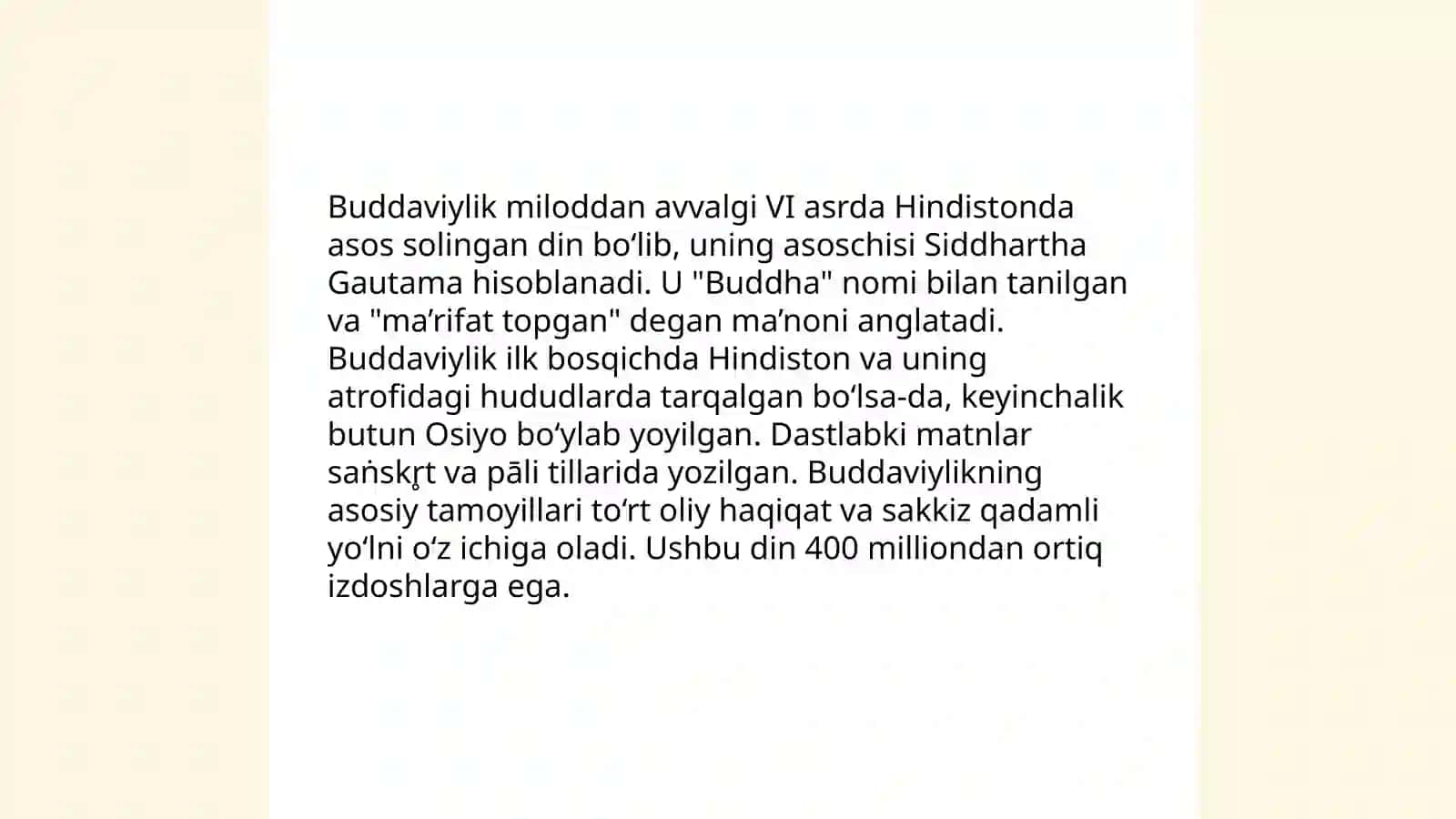 Buddaviylik dinni 3