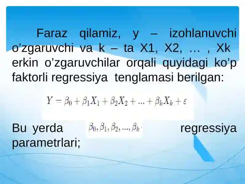 REGRESSIYANING XUSUSIY TENGLAMALARI 3