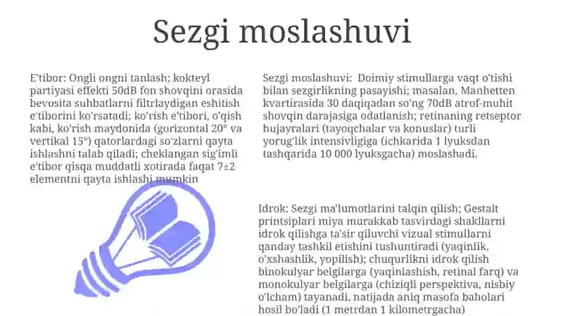 Sezgi moslashuvi 3
